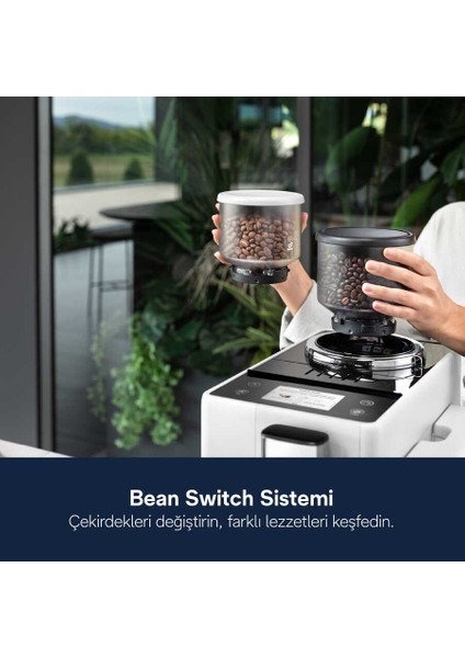 16 Farklı Lezzet Rivelia Bean Switch Tam Otomatik Kahve Makinesi - Beyaz Premium Tasarım - 19 Bar +2kg Kahve EXAM440 modelleri