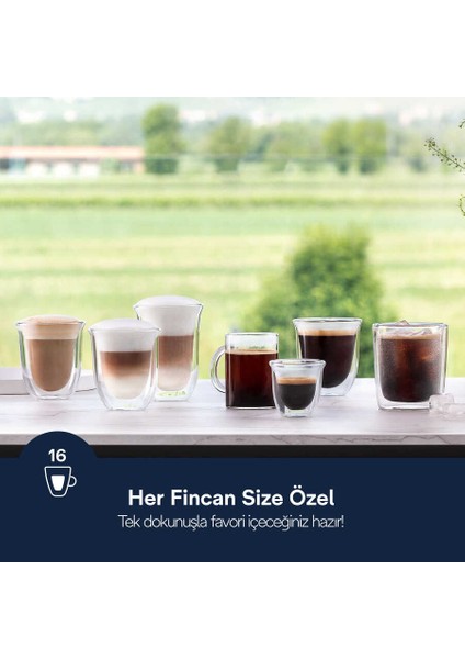 16 Farklı Lezzet Rivelia Bean Switch Tam Otomatik Kahve Makinesi - Beyaz Premium Tasarım - 19 Bar +2kg Kahve EXAM440