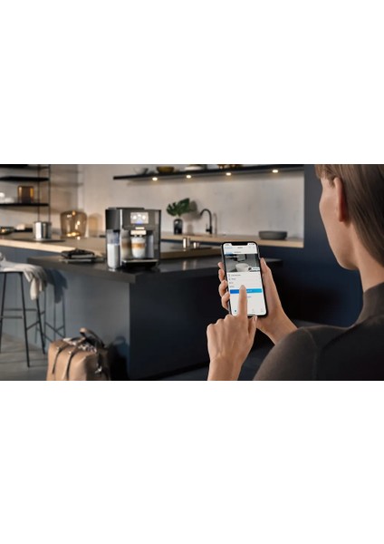 Wi-Fi Uzaktan Takip ve Kontrol EQ700 Integral Premium Tam Otomatik Kahve Makinesi - Iselect Ekran - Home Connect - Inox Paslanmaz Çelik +2kg Kahve TQ713R03 indirimleri