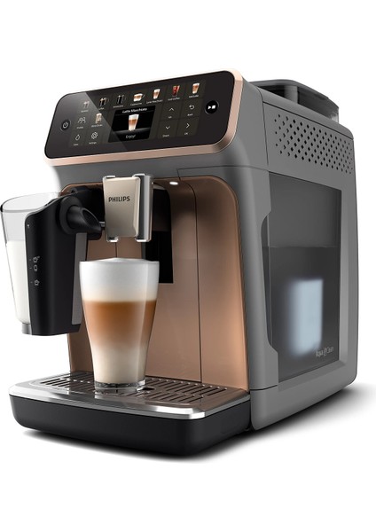 5500 Serisi Lattego Tam Otomatik Espresso Makinesi - Gri - 20 Soğuk-Sıcak Içecek - Silentbrew +2kg Kahve EP5544