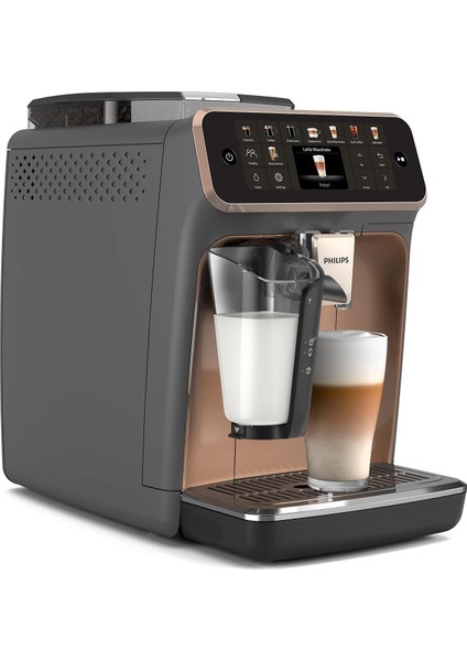 5500 Serisi Lattego Tam Otomatik Espresso Makinesi - Gri - 20 Soğuk-Sıcak Içecek - Silentbrew +2kg Kahve EP5544