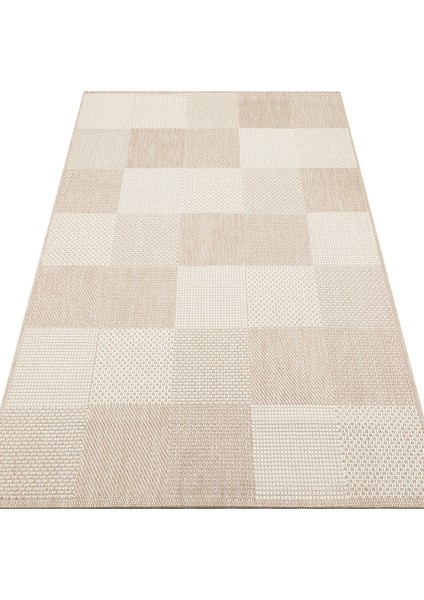 Samos 01 Beıge Kaymaz Tabanlı Makine De Yıkanabilir, Silinebilir Mutfak Halısı Sisal Kilim indirimleri