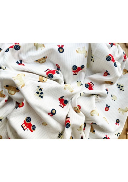 Naturel Çiftlik Pamuklu 80×90 cm Çift Kat Penye Bebek Battaniye fiyatları