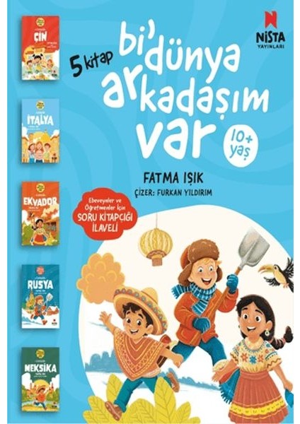Bi' Dünya Arkadaşım Var (5 Kitap + Soru Kitapçığı)
