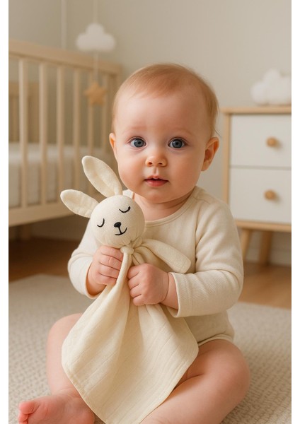 Dmüslin Uyku Arkadaşı- Organik Yumuşak Dokulu, Bebekler Için Özel Tasarım indirimleri