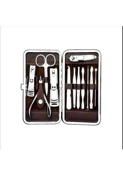 Deri Çantalı 12'li Manikür Seti fiyatları
