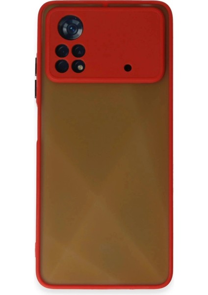 Xiaomi Poco X4 Pro 5g Kılıf Montreal Silikon Kapak - Kırmızı