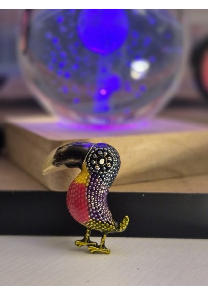 Rengârenk Tukan Kuşu Broş fırsatları