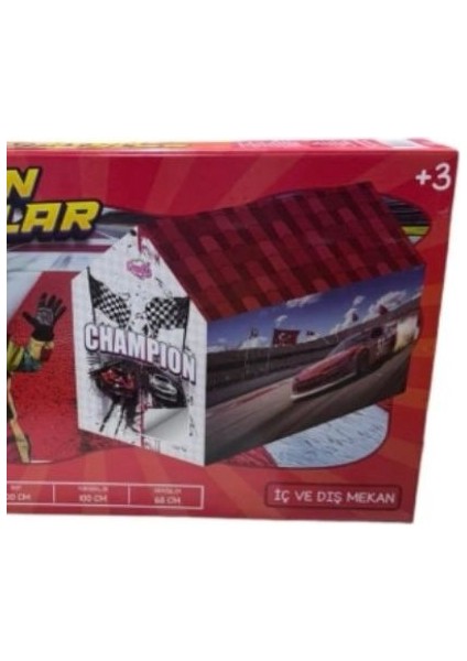 Ilk Oyun Evim Xxl Boy Dayanıklı Karton Şampiyon Arabalar Aktivite Evi fiyatları