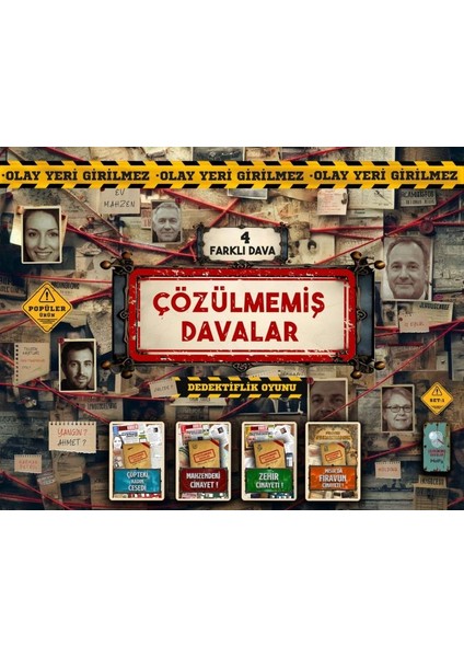 Çözülmemiş Davalar Kutulu Set