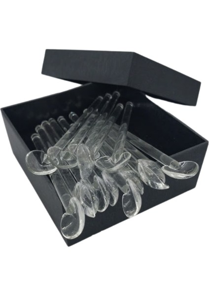 Ev Ofis Işyerinde Kullanımlık Kutulu 15 Adet Kahve,çay Kaşıkları, Cam Karıştırma Çubuk, Kahve Karıştırıcıları, Buzlu Çay Kaşığı, Çay, Baharat Şeker,hediyelik Için Cam Karıştırma KAŞIĞI,4,33INCH 11CM