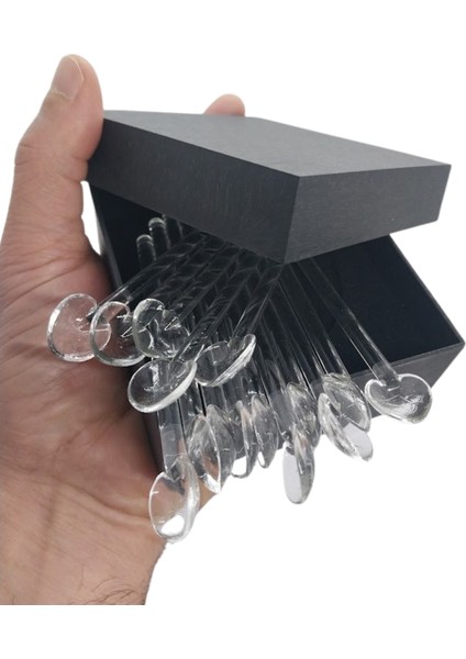 Ev Ofis Işyerinde Kullanımlık Kutulu 15 Adet Kahve,çay Kaşıkları, Cam Karıştırma Çubuk, Kahve Karıştırıcıları, Buzlu Çay Kaşığı, Çay, Baharat Şeker,hediyelik Için Cam Karıştırma KAŞIĞI,4,33INCH 11CM fiyatları