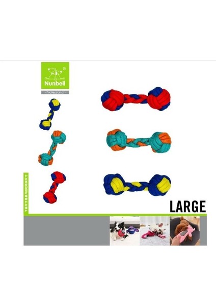 Köpek Oyun Diş Ipi Halter Büyük