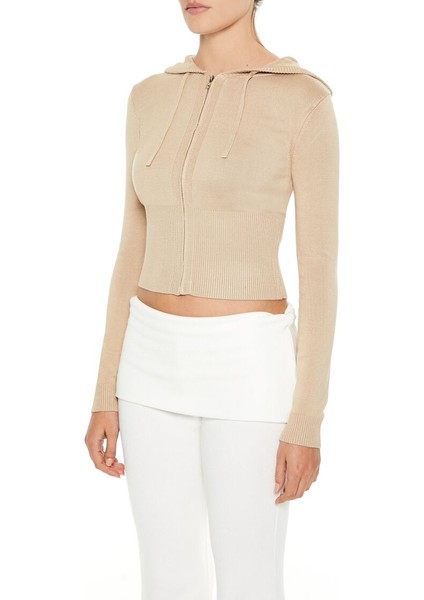 Kapüşonlu Fermuarlı Hırka fırsatları