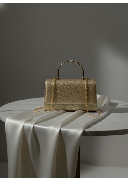 Simli Parlak Abiye Çanta (Simli Görünüm)(Beyaz - Altın - Açık Gümüş - Koyu Gümüş) fiyatları