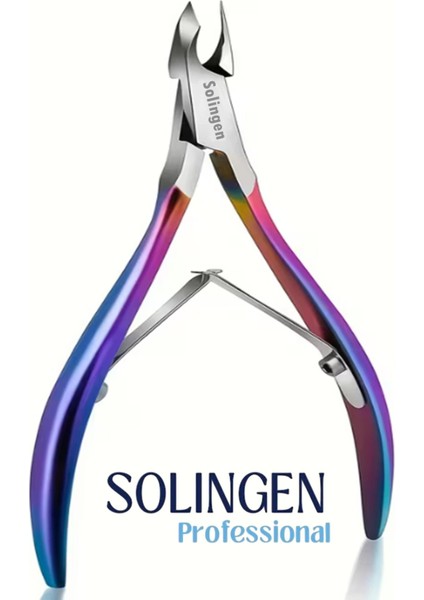 Ocean Solingen Rainbow Et Pensi Paslanmaz Çelik Tırnak Eti Düzeltici Manikür Makası Profesyonel Seri fiyatları