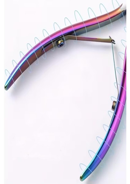 Ocean Solingen Rainbow Et Pensi Paslanmaz Çelik Tırnak Eti Düzeltici Manikür Makası Profesyonel Seri fırsatları