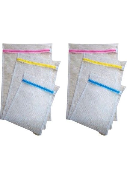 3&amp;#39;lü Çamaşır Yıkama Filesi Set Renkli Fermuarlı Pratik Çamaşır Yıkama Filesi Seti fırsatları