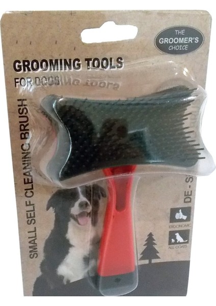 Evcil Hayvan Tarak - Kendini Temizler Fırça - Kırmızı modelleri