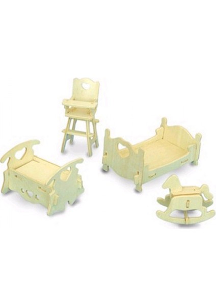 3D Ahşap Puzzle - Çocuk Odası fiyatları