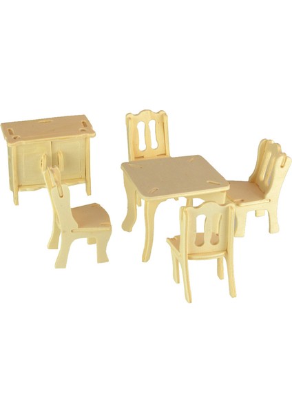 3D Ahşap Puzzle - Yemek Odası fırsatları
