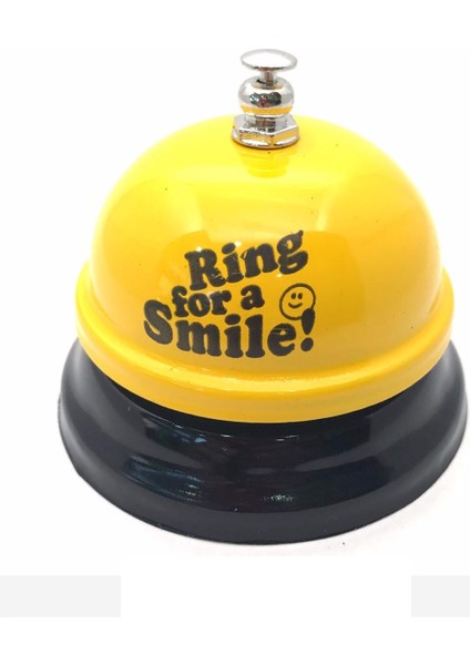 Resepsiyon Zili - Masa Zili Ring For A Smile Bell Boy Çanı