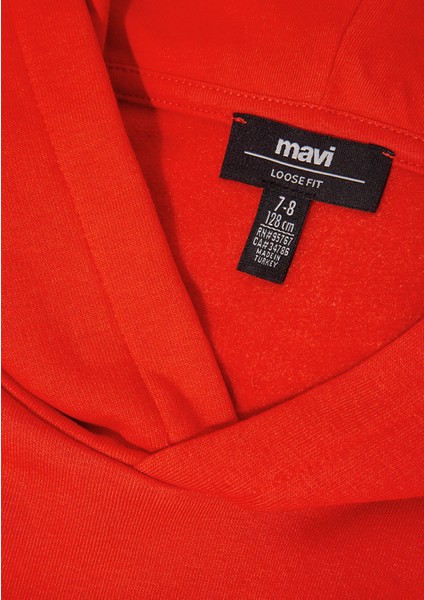 Hot Wheels Baskılıı Turuncu Sweatshirt 6S10156-88523