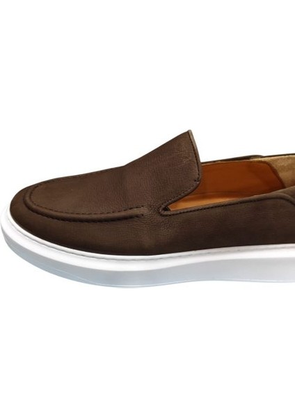 Büyük Numara Lofer Erkek Ayakkabı Kahverengi indirimleri