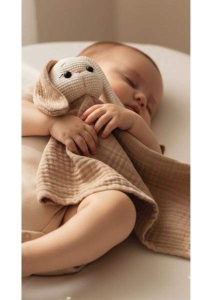 Lue Bunny Amigurimi Müslin Tavşan Uyku Arkadaşı fiyatları