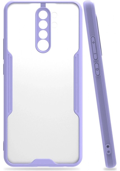 Xiaomi Redmi 9 Kılıf Platin Silikon - Lila