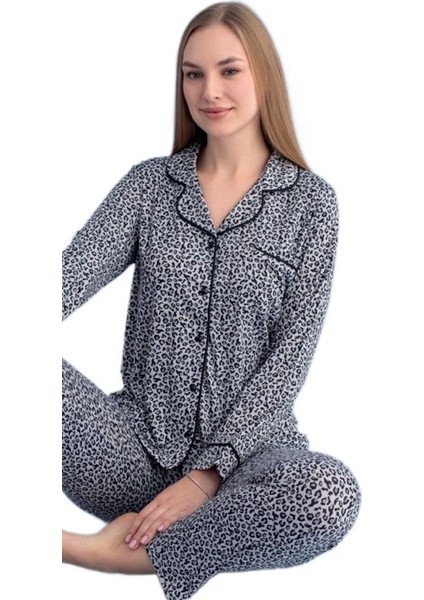 Berna Collection Kadın Pijama Takımı Düğmeli Yumuşak Dokulu Esnek ve Modern Tasarım S/2xl fiyatları
