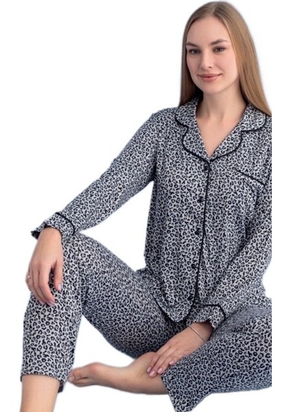 Berna Collection Kadın Pijama Takımı Düğmeli Yumuşak Dokulu Esnek ve Modern Tasarım S/2xl modelleri