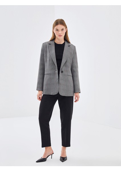 Yeni Sezon Ekose Kadın Blazer Ceket fiyatları