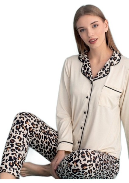 Berna Collection Kadın Pijama Takımı Düğmeli Yumuşak Dokulu Esnek ve Modern Tasarım S/2xl modelleri