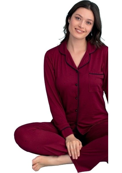 Berna Collection Kadın Pijama Takımı Düğmeli Yumuşak Dokulu Esnek ve Modern Tasarım S/2xl modelleri