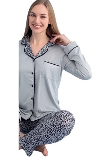 Berna Collection Kadın Pijama Takımı Düğmeli Yumuşak Dokulu Esnek ve Modern Tasarım S/2xl modelleri