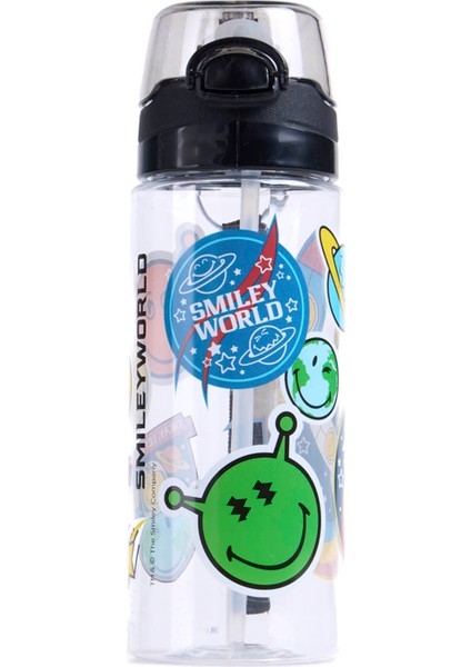 Çok Renkli Çocuk Matarası 24666-SMILEY 500ML Plastık Matara