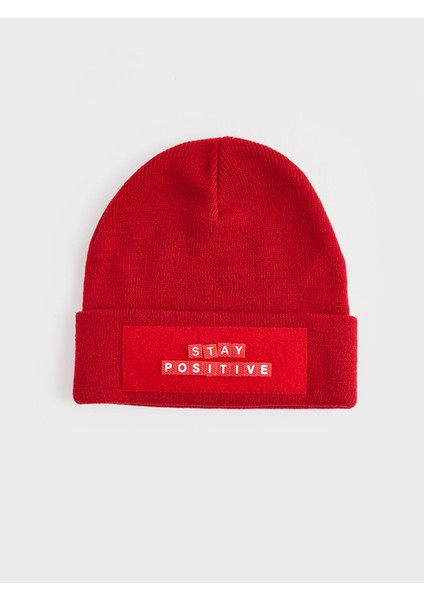 Yeni Sezon Cırt Cırtlı Yazı Detaylı Erkek Triko Bere fiyatları