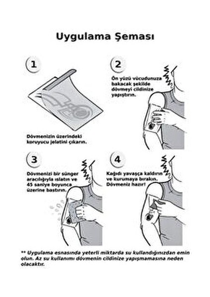 Gerçekçi Geçici Rahibe Kol Dövme Tattoo 17 X 48 Cm Doğal Görünümlü Aksesuar modelleri