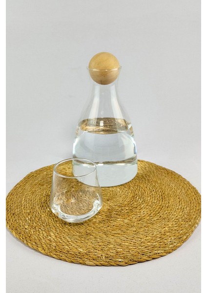 Ahşap Kapaklı 1.7 Litre Cam Sürahi - GPH59-2A fırsatları