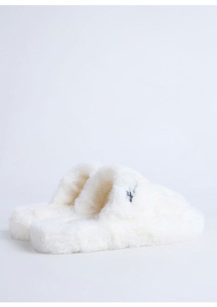 Beyaz Kadın Terlik KL80674WF1 modelleri