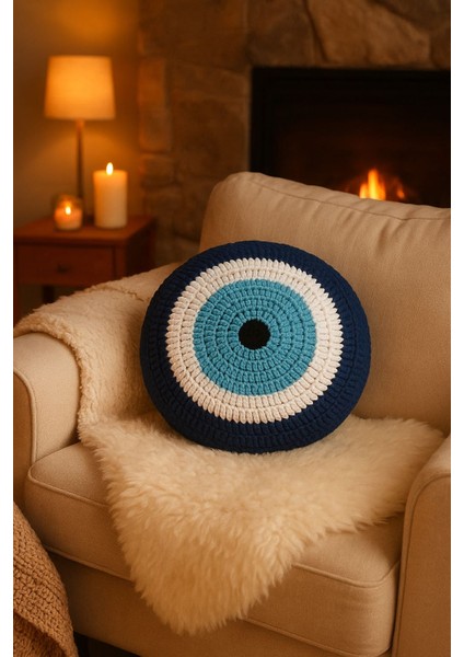 By Dilek Çetin Acessorry Ev Tekstili Nazar Boncuğu Kırlent Yastık fiyatları