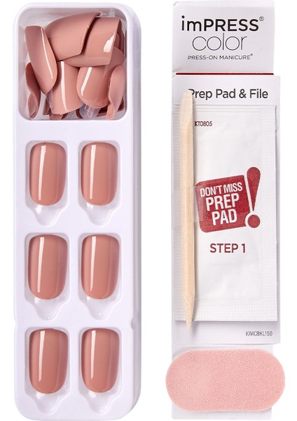 Color Kendinden Yapışkanlı Takma Tırnak Kısa Tarçın indirimleri