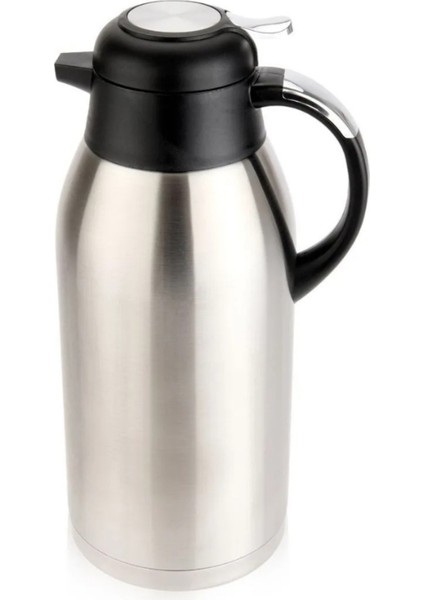Paslanmaz Çelik (İÇ VE DIŞ 304) Çay Termosu 2,5 Litre (25 ÇAY BARDAK)
