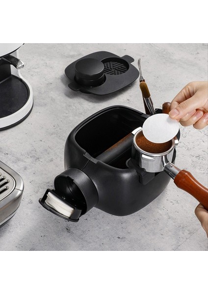 Espresso Vuruş Kutusu Kahve Zemin Vuruşu Kutusu Şok Emici Dayanıklı Barista Tarzı Vuruş Konteyneri B (Yurt Dışından) fiyatları