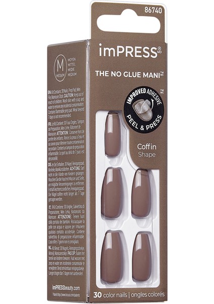 Color Kendinden Yapışkanlı Takma Tırnak Uzun Vizon fiyatları