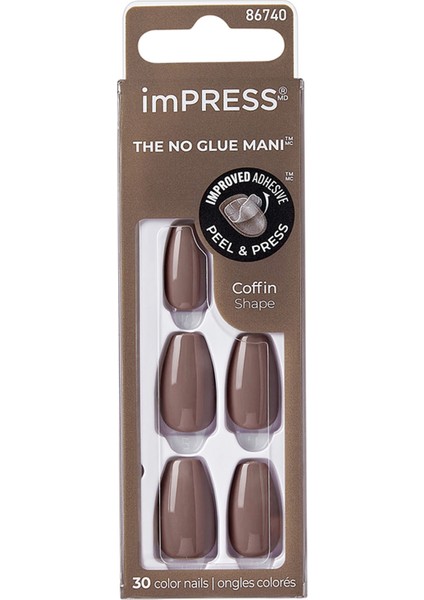 Color Kendinden Yapışkanlı Takma Tırnak Uzun Vizon fırsatları