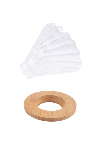 V60 Cam Tarzı Cam Kahve Filtresi Yeniden Kullanılabilir Kahve Hunisi Için 5x Ahşap Kahve Damatı Yeniden Kullanılabilir Filtreler (Yurt Dışından) modelleri