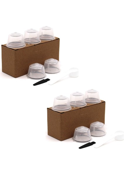 10 Adet Dolce Gusto Kahve Kapsülü Filtre Kupası Yeniden Kullanılabilir Filtre Filtre Sepet Kapakları Yeniden Kullanılabilir Kaşık Fırçası-1 (Yurt Dışından)