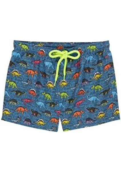 Çok Renkli Erkek Çocuk Şort Mayo Dinozor Desenli SO2331000004 fırsatları